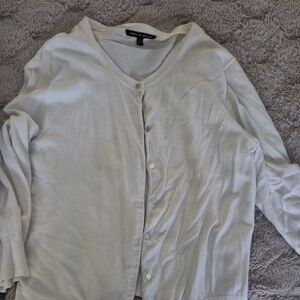 Cable & Gauge Ivory Knit Top